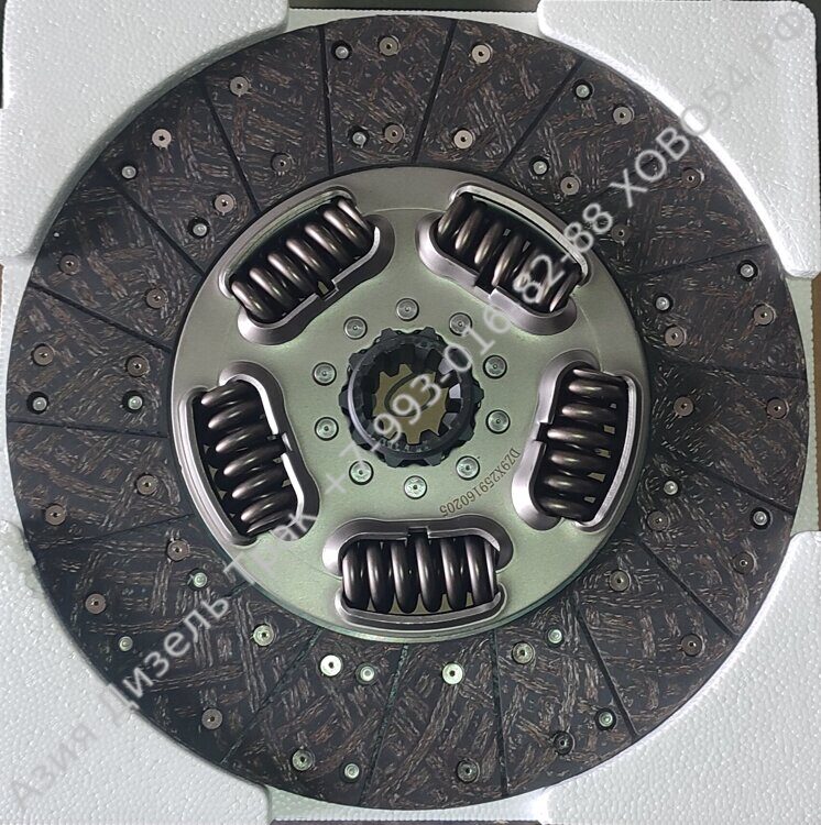 Диск сцепления оригинал Shacman X6000 6x4 ZF16S2531TO DZ9X259160205
